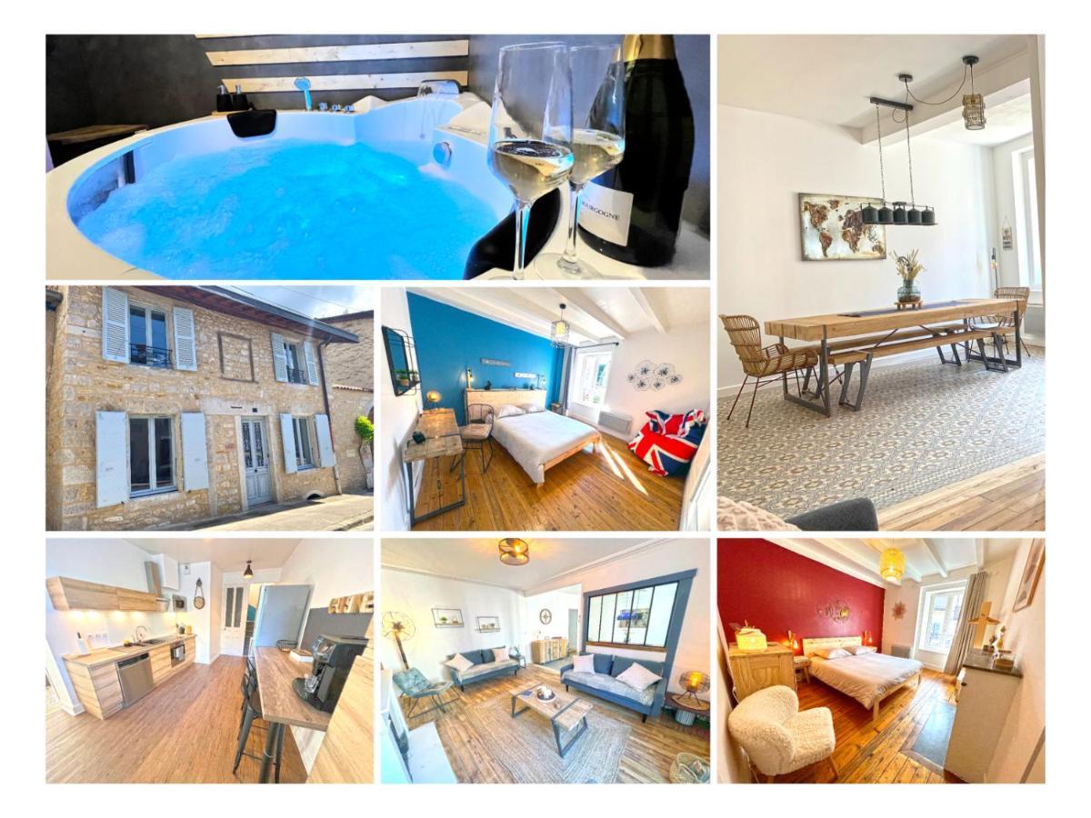Gite Cosy Avec Jacuzzi Classe 3 Etoiles Poncin 外观 照片